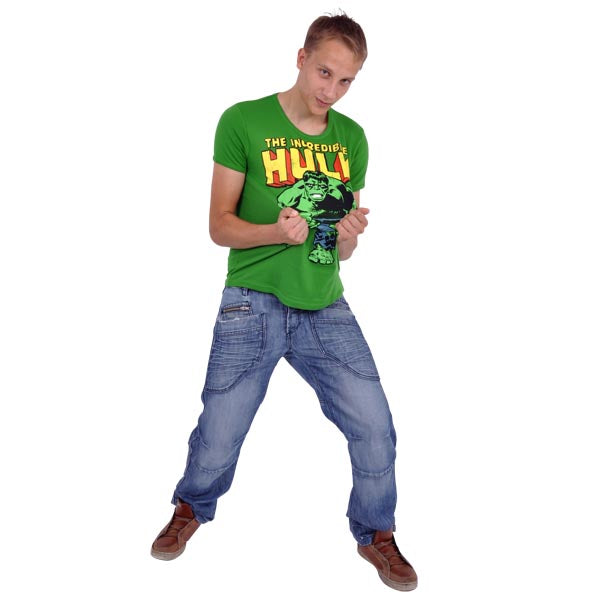 Produktbild Hulk Retro T-Shirt grün
