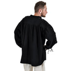 Product image Medieval Lace-Up Shirt with Eyelets Adrian black