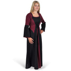 Image produit Robe Elena noir-bordeaux