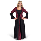 Image produit Robe Elena noir-bordeaux