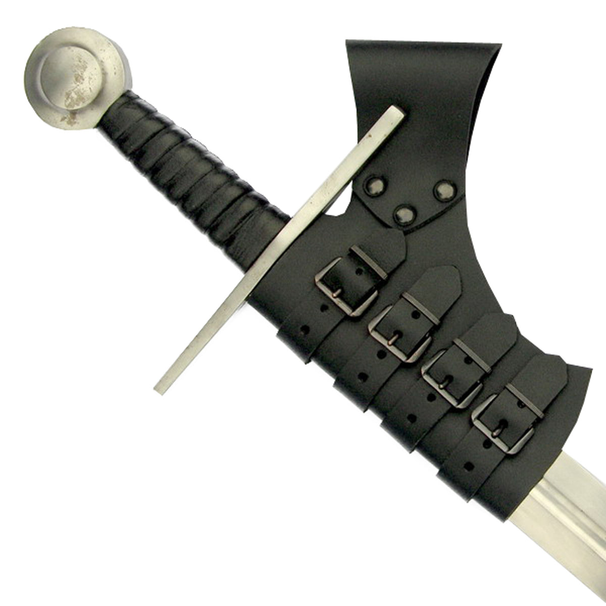 Image produit Porte-épée avec boucles - noir