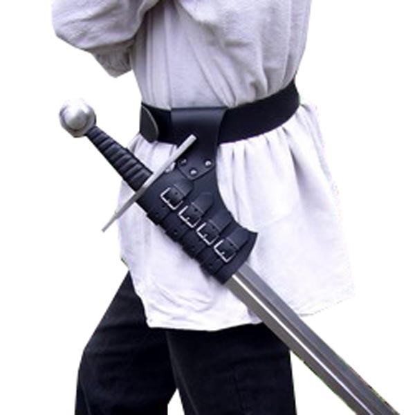 Image produit Porte-épée avec boucles - noir
