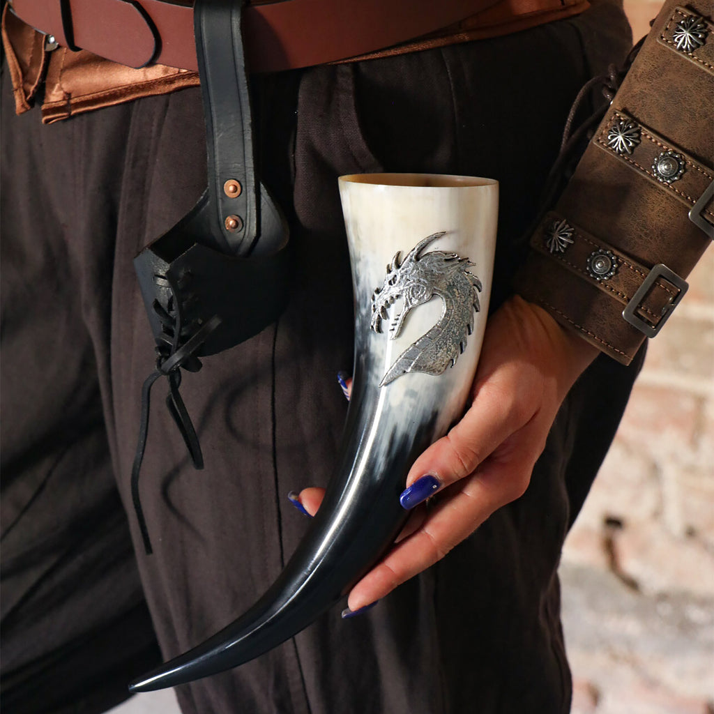 Image produit Corne à boire tête de dragon