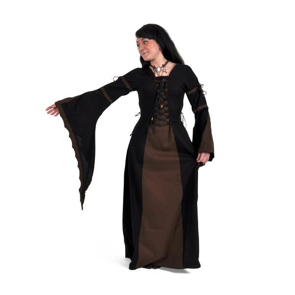 Produktbild Leona - Mittelalterkleid schwarz-braun