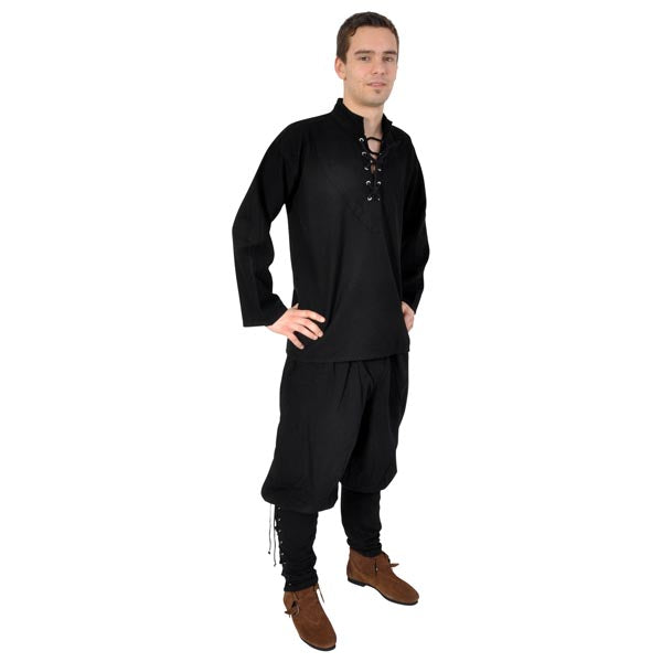 Image produit Chemise Médiévale Noire