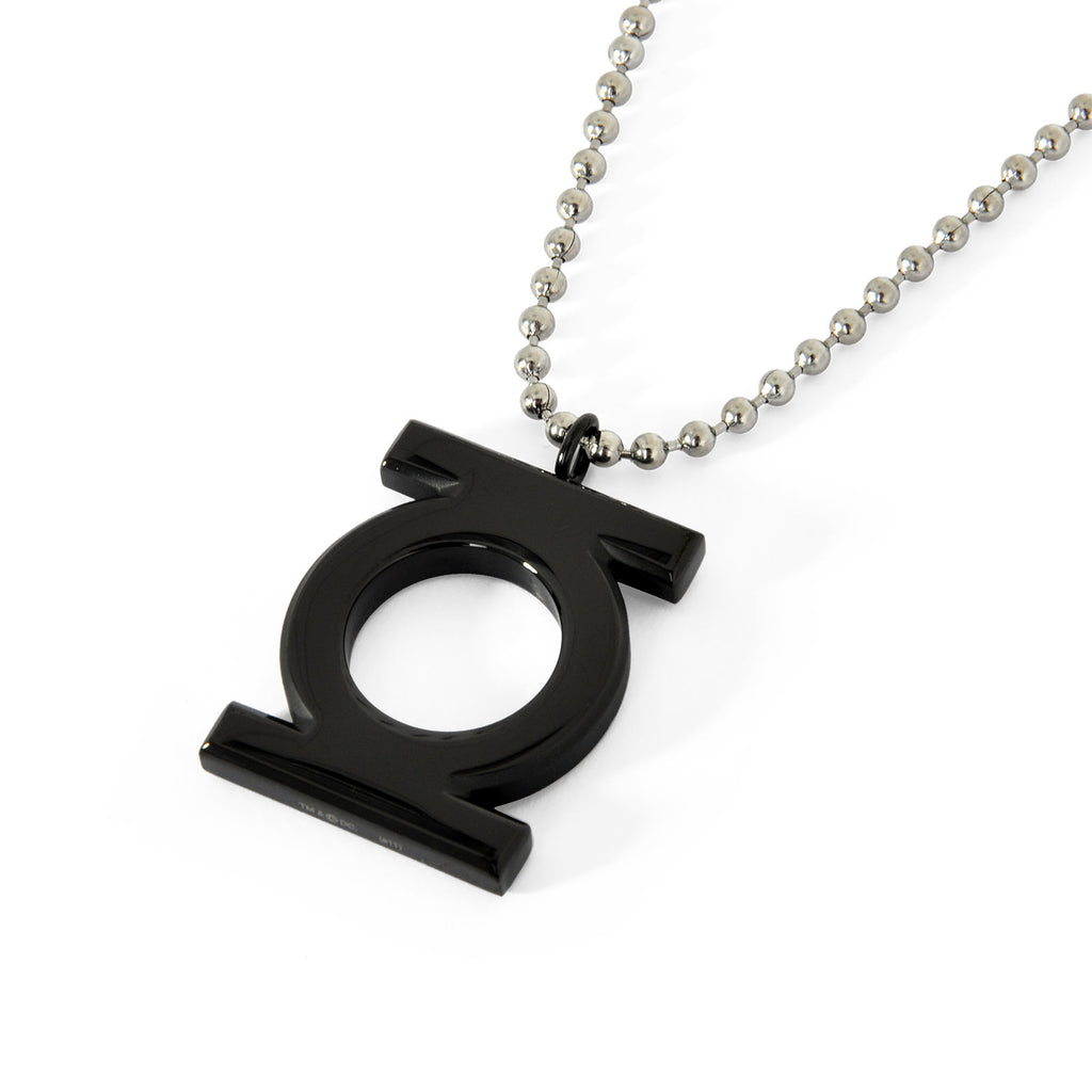 Productafbeelding Green Lantern - Zwart logo hanger aan ketting