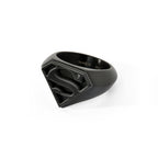 Produktbild Superman Emblem Ring schwarz