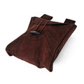 Productafbeelding Grote lederen tas met houten sluiting bruin