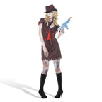 Productafbeelding Zombie Gangster Bruid Kostuum