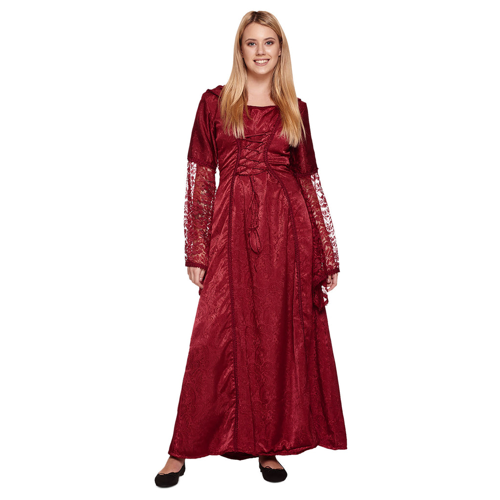 Image produit Robe médiévale Marianna rouge