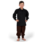 Produktbild Mittelalter Hemd für Kinder schwarz