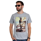 Image produit Star Wars - T-shirt Wookiee Surfer gris