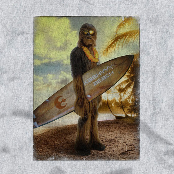 Image produit Star Wars - T-shirt Wookiee Surfer gris