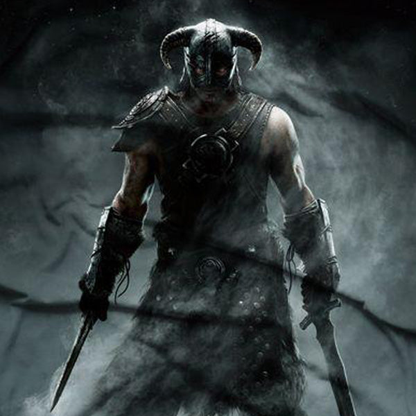 Produktbild Skyrim - Dragonborn T-Shirt schwarz