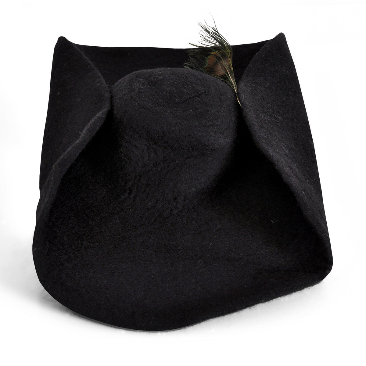 Image produit Chapeau en feutre avec plume noir