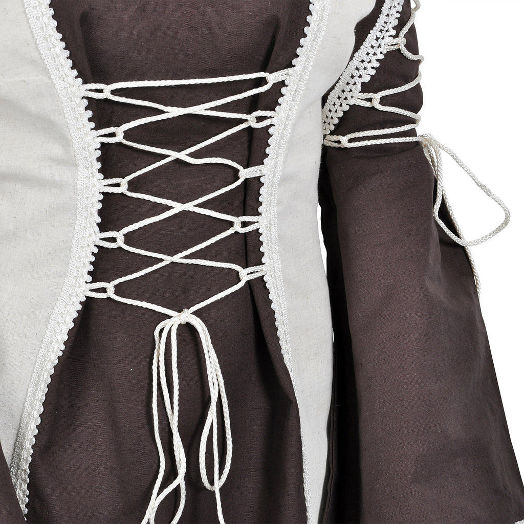 Produktbild Mittelalter Kleid Magdalena braun-natur