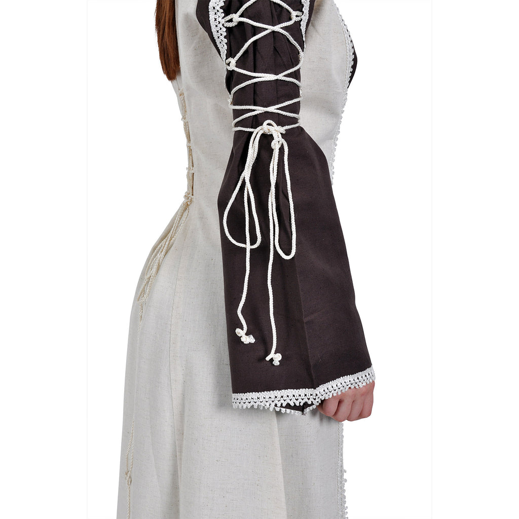 Produktbild Mittelalter Kleid Magdalena braun-natur