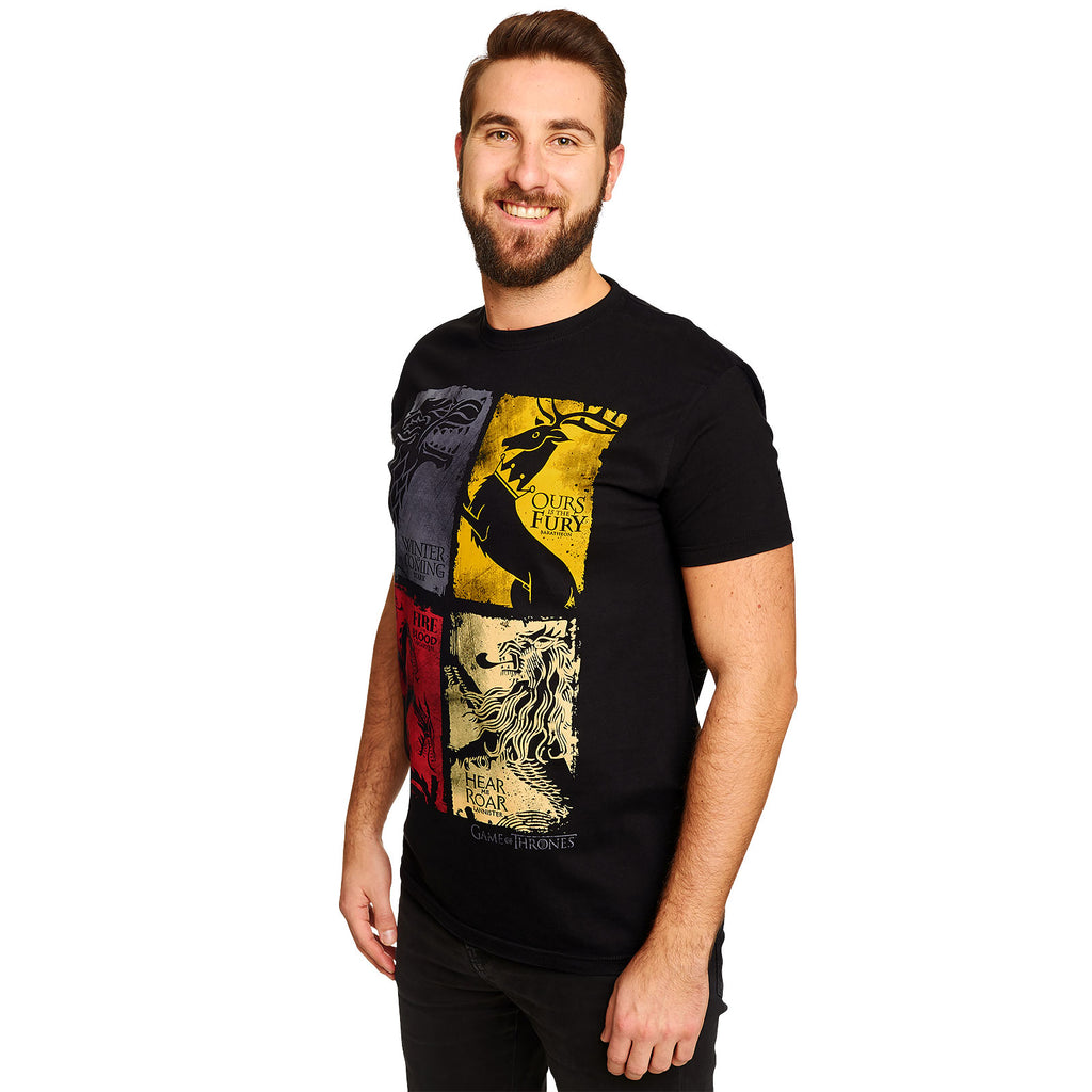 Image produit Game of Thrones - T-shirt noir blasonné