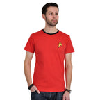 Productafbeelding Star Trek - Scotty Uniform T-Shirt Rood