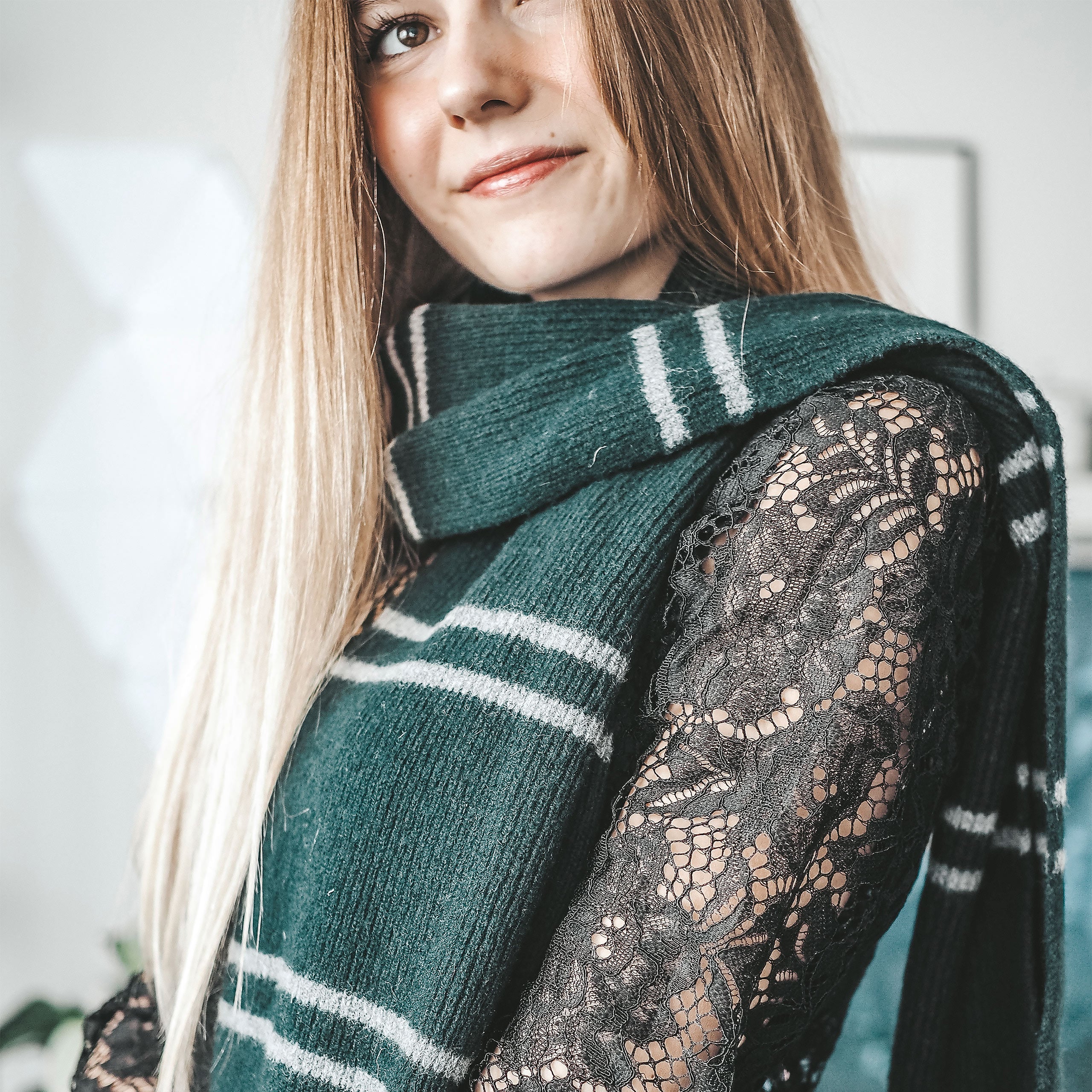 Productafbeelding Harry Potter - Originele Slytherin Wollen Sjaal