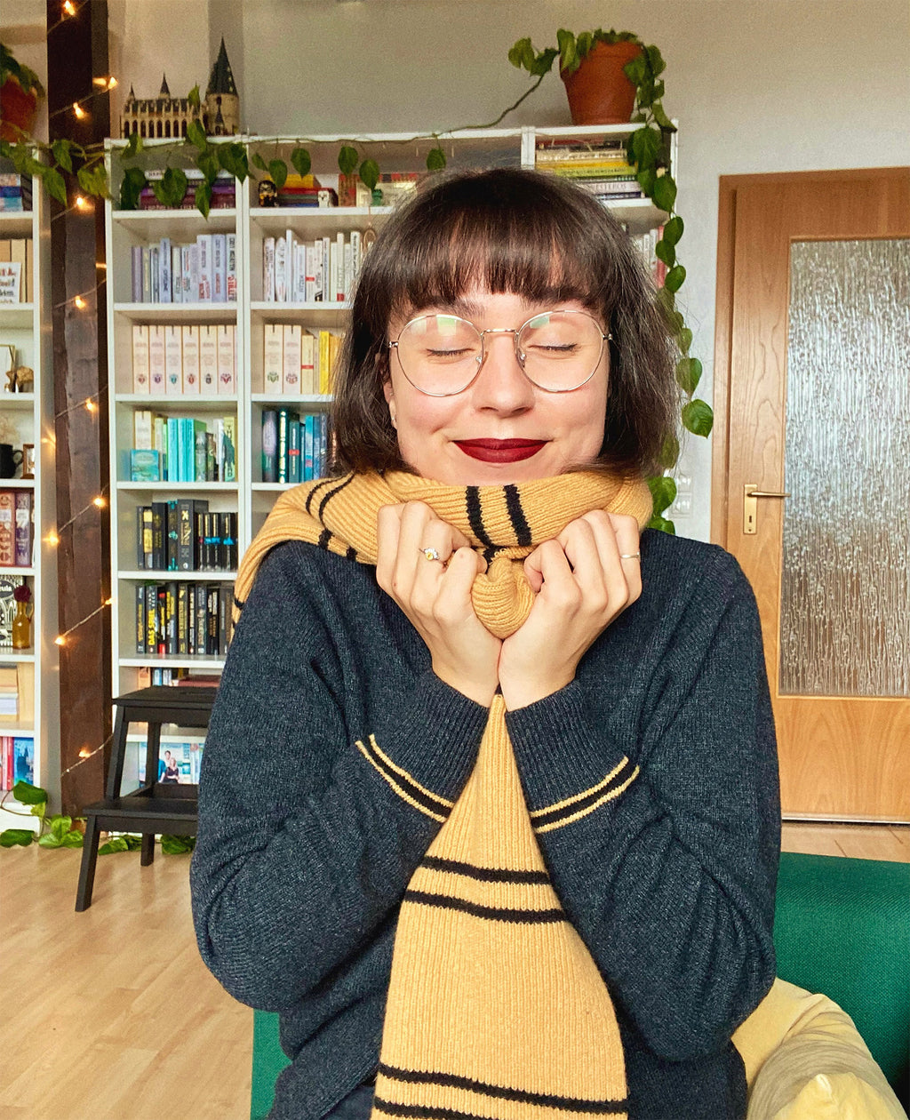 Image produit Harry Potter - Original Écharpe en laine Hufflepuff