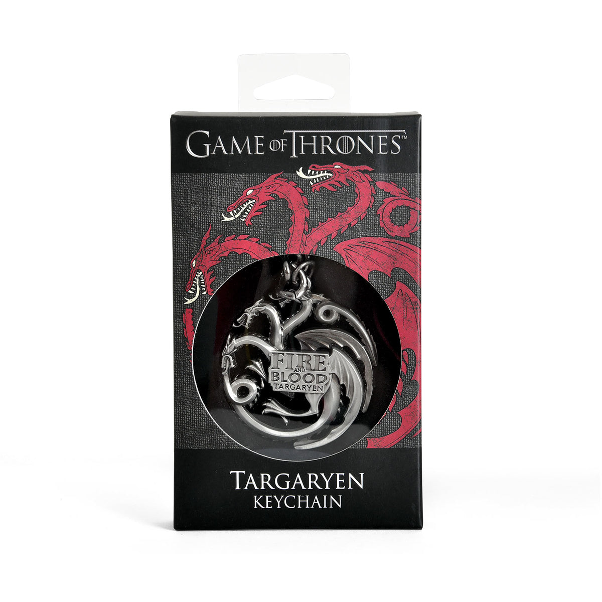 Produktbild Game of Thrones - Targaryen Wappen Schlüsselanhänger antik