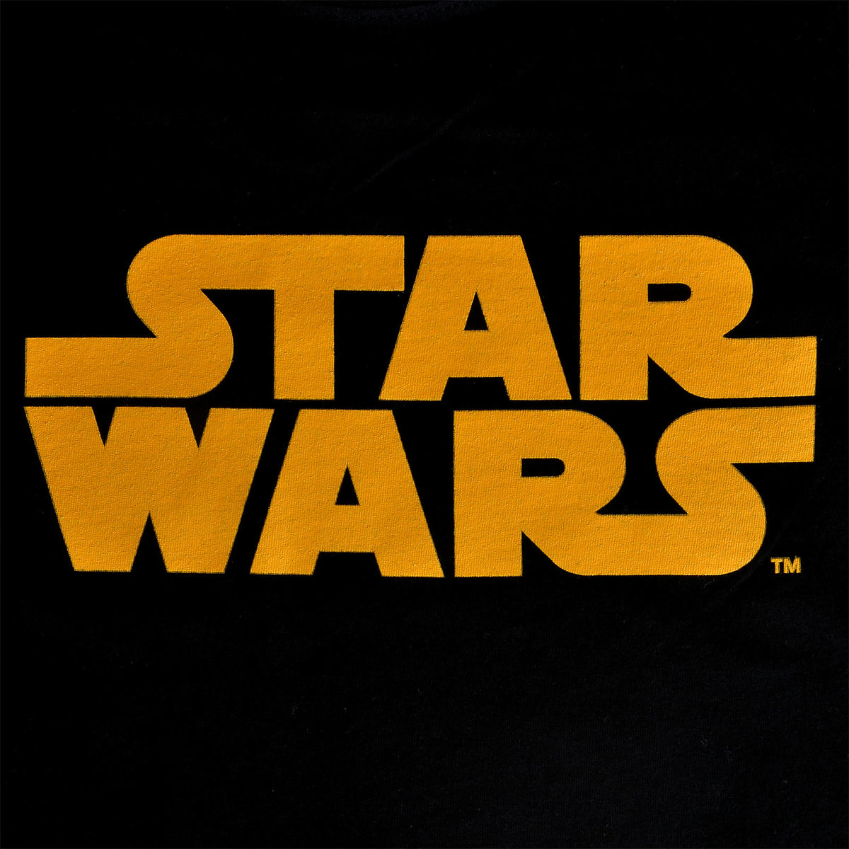 Image produit Star Wars - Logo orange T-shirt pour enfants noir