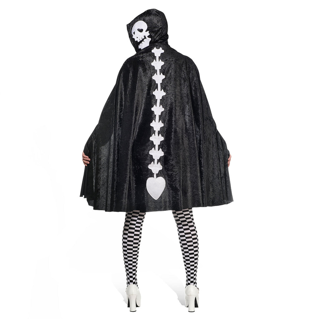 Productafbeelding Skelet Cape - Kostuummantel Dames