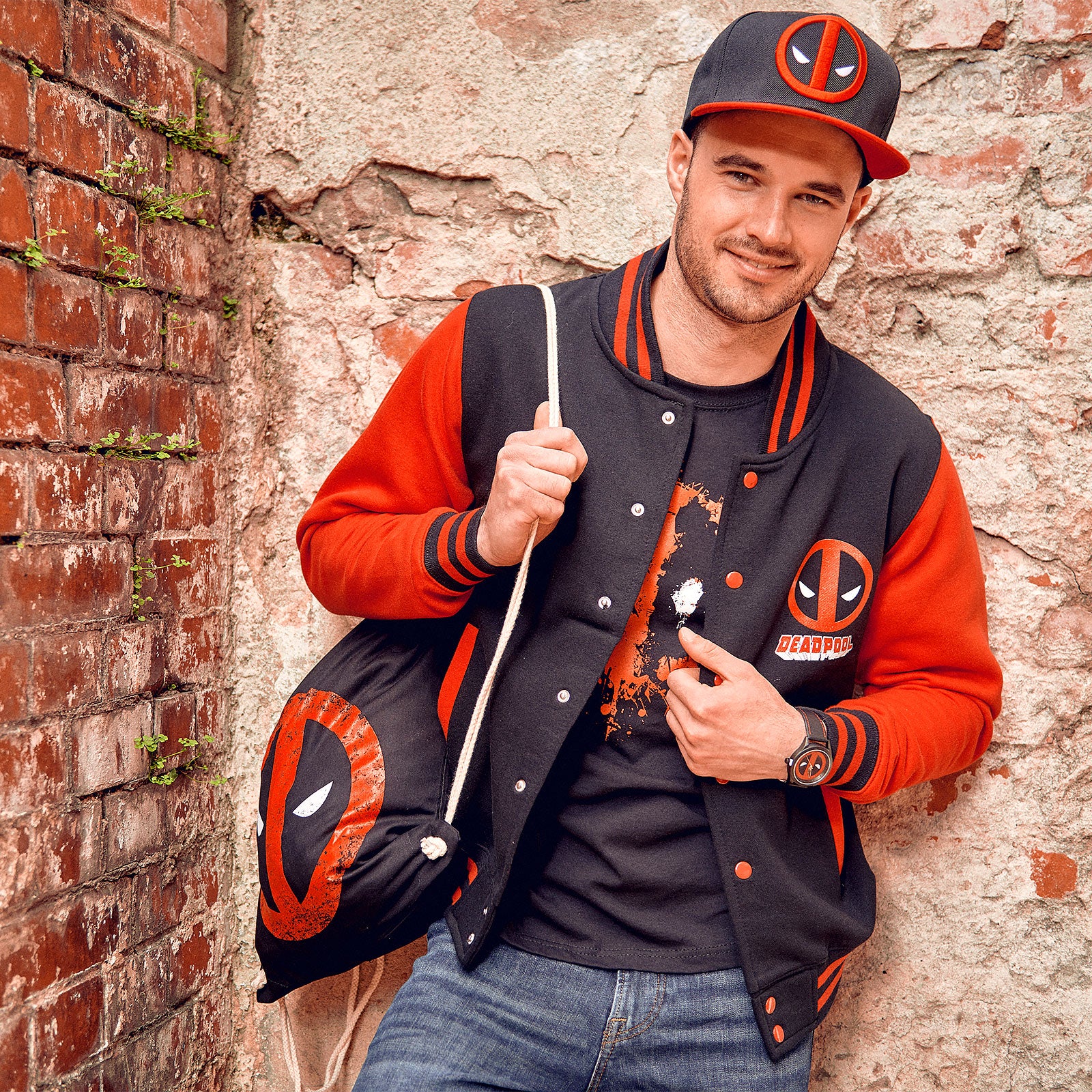 Image produit Deadpool - Veste de collège Logo