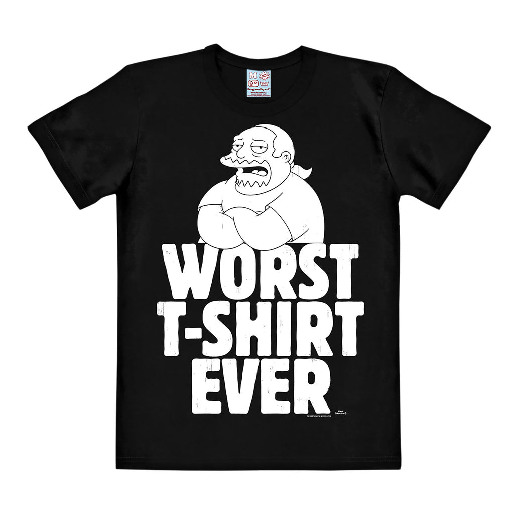 Image produit Simpsons - Pire T-Shirt Jamais Noir