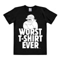 Image produit Simpsons - Pire T-Shirt Jamais Noir