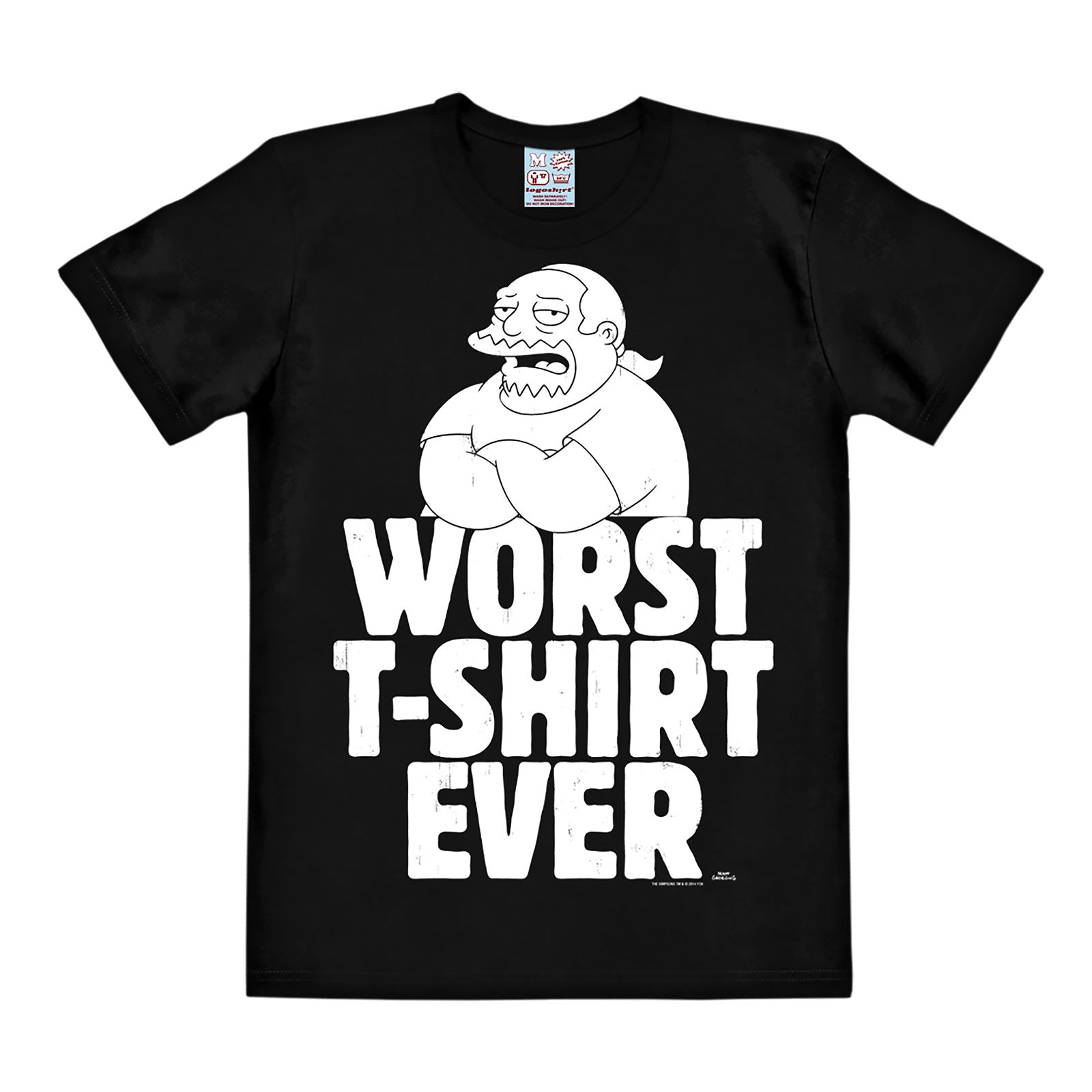 Image produit Simpsons - Pire T-Shirt Jamais Noir
