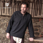 Image produit Chemise médiévale Tristan noir