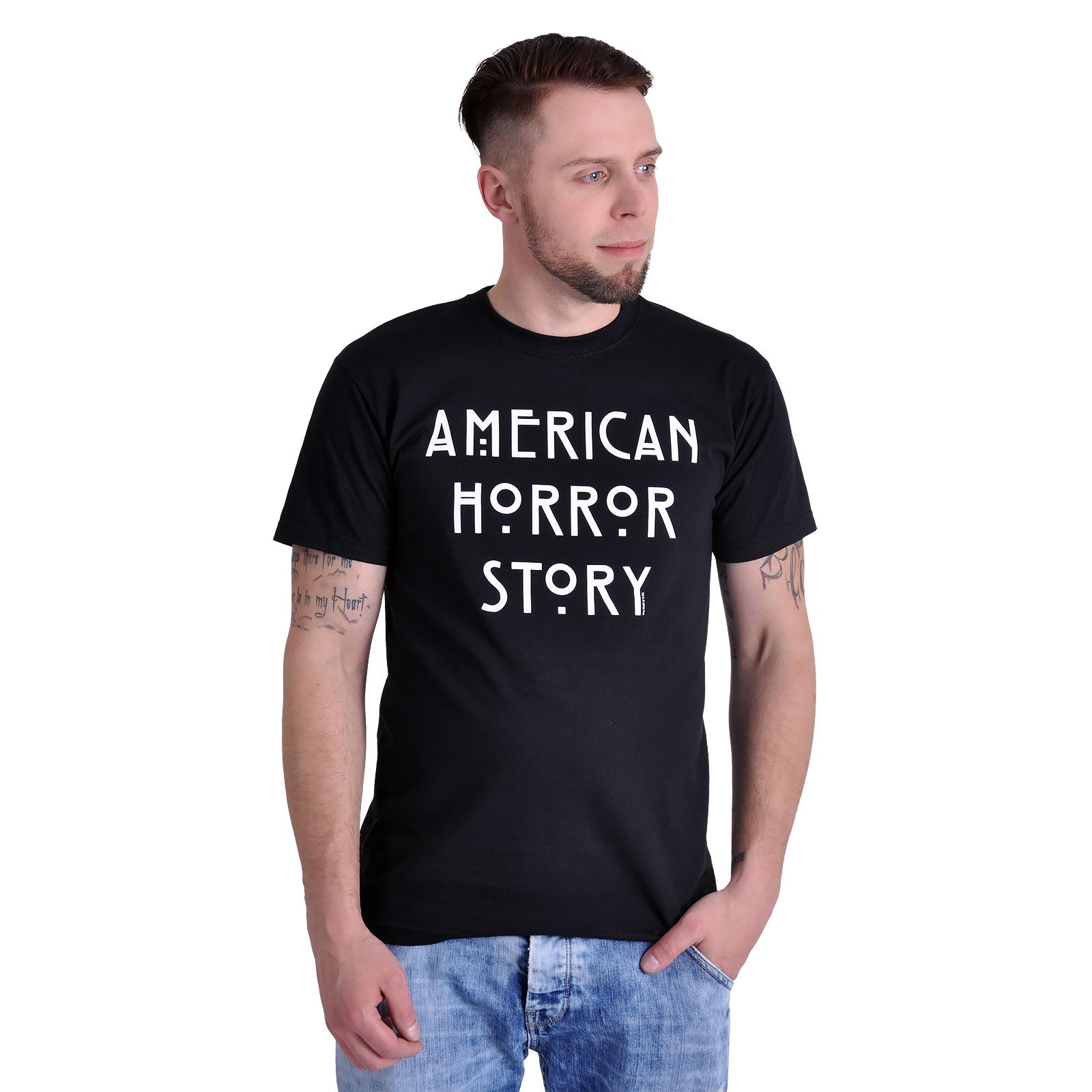 Image produit American Horror Story - T-shirt AHS Logo noir