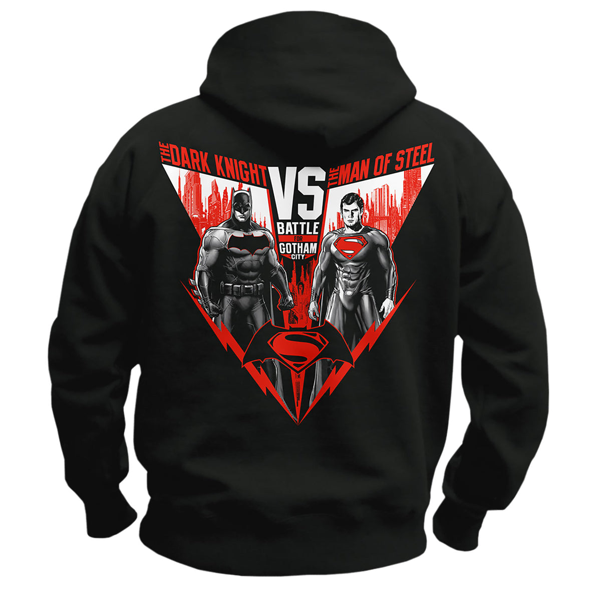 Produktbild Batman v Superman - Heroes Hoodie schwarz