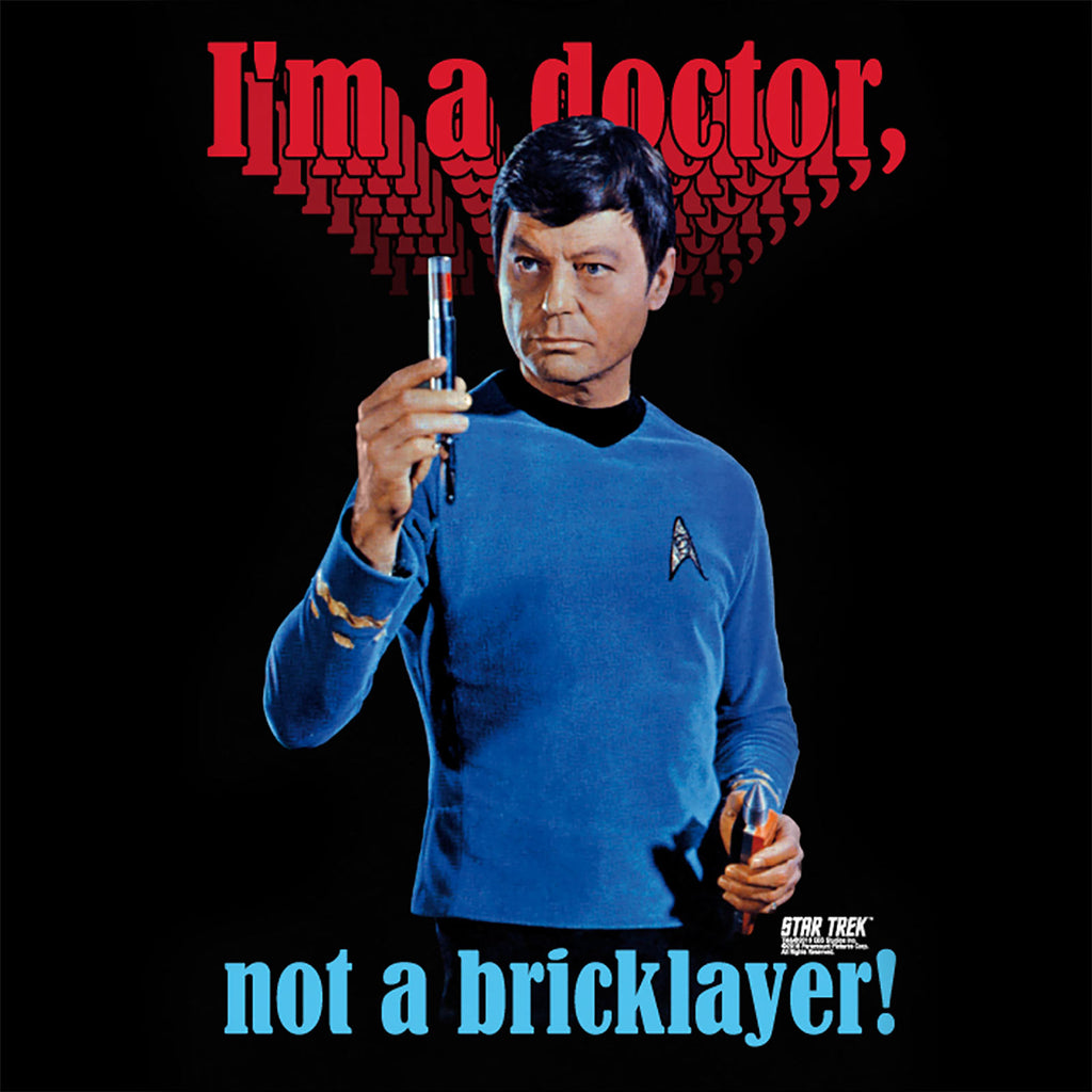 Productafbeelding Star Trek - McCoy Bricklayer T-Shirt zwart