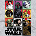Image produit Star Wars - T-shirt Characters gris