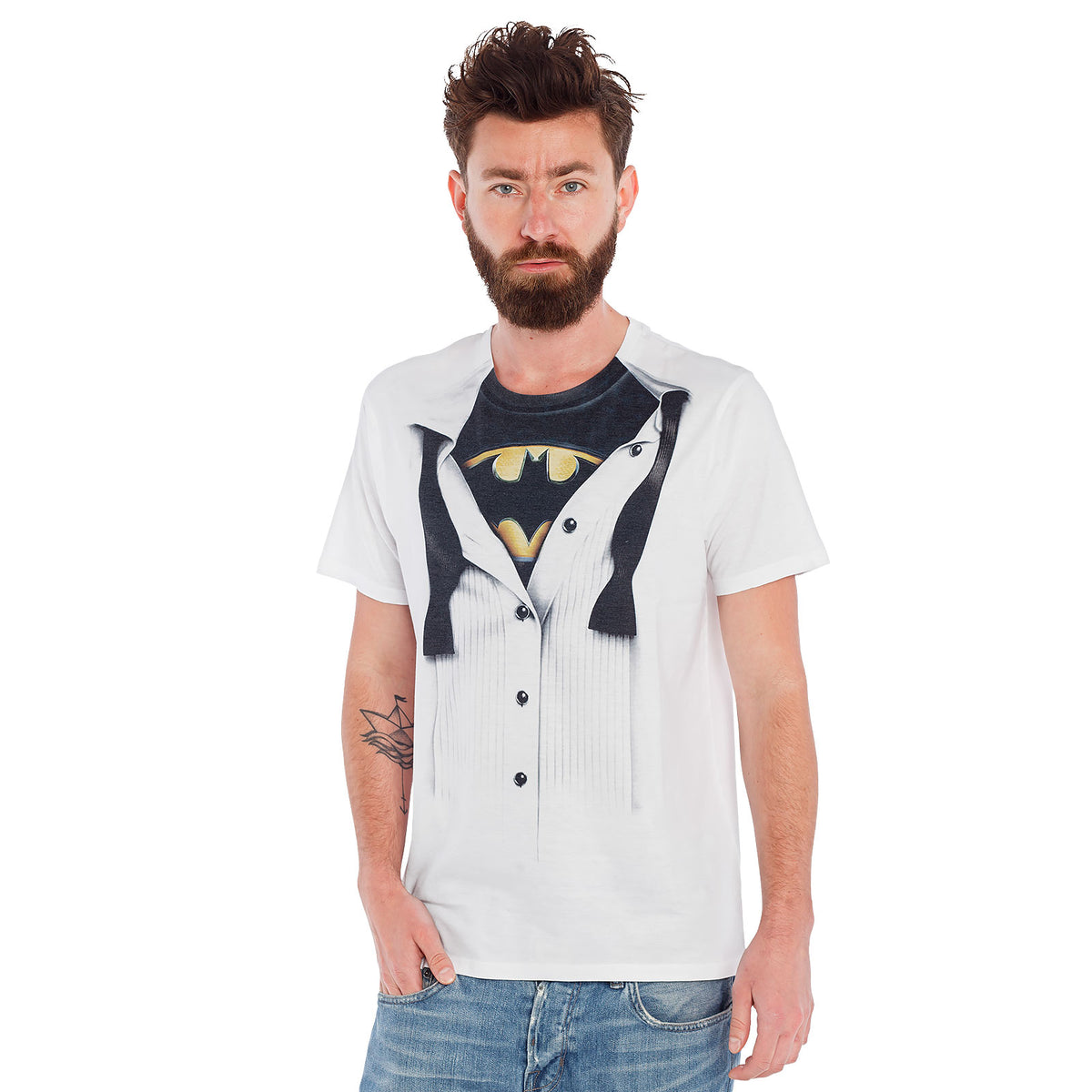 Productafbeelding Batman - Pak T-shirt wit