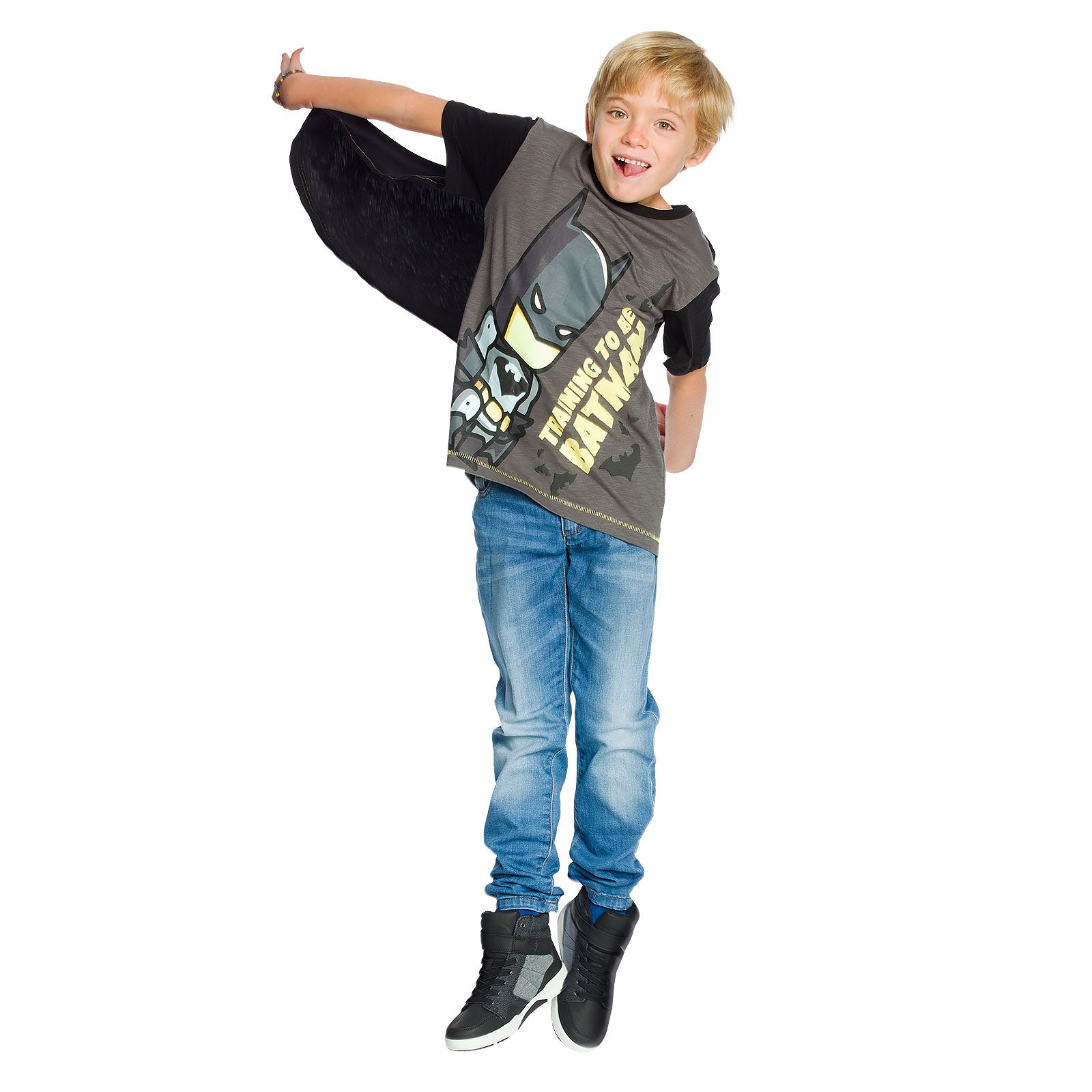 Image produit Batman - T-shirt pour enfants avec cape noire