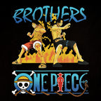 Image produit One Piece - T-shirt Brothers noir