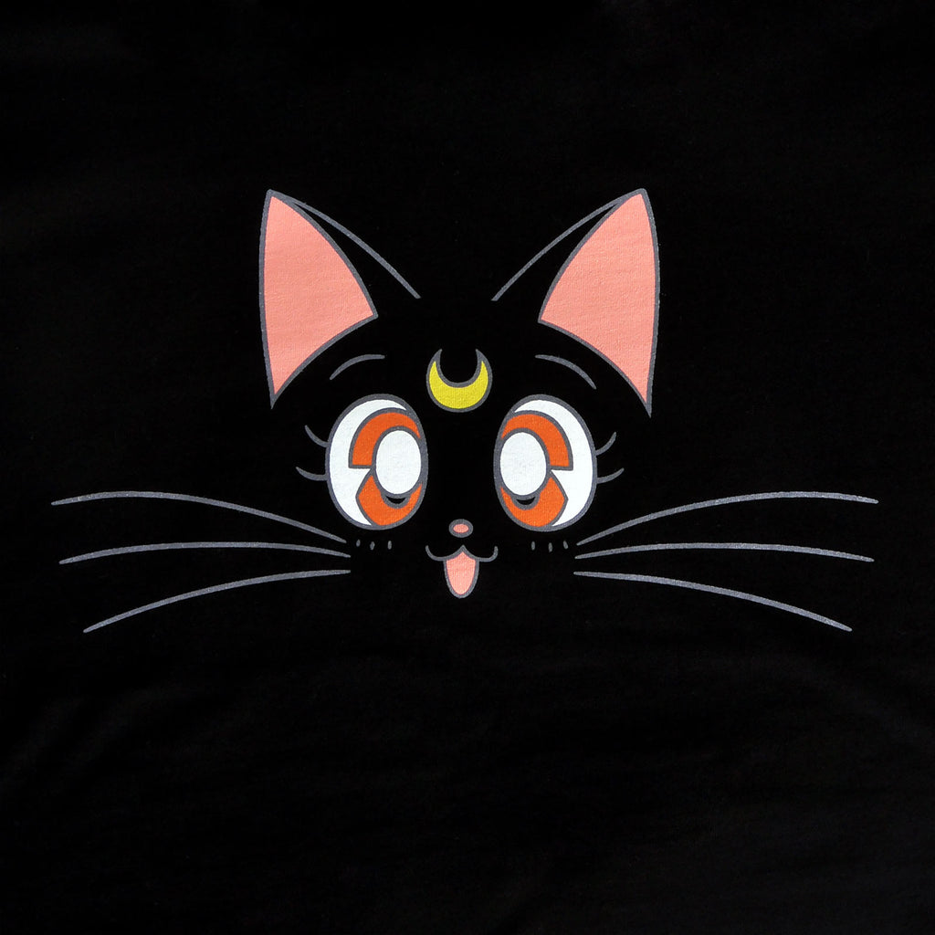 Productafbeelding Sailor Moon - Luna Meisjes Shirt zwart