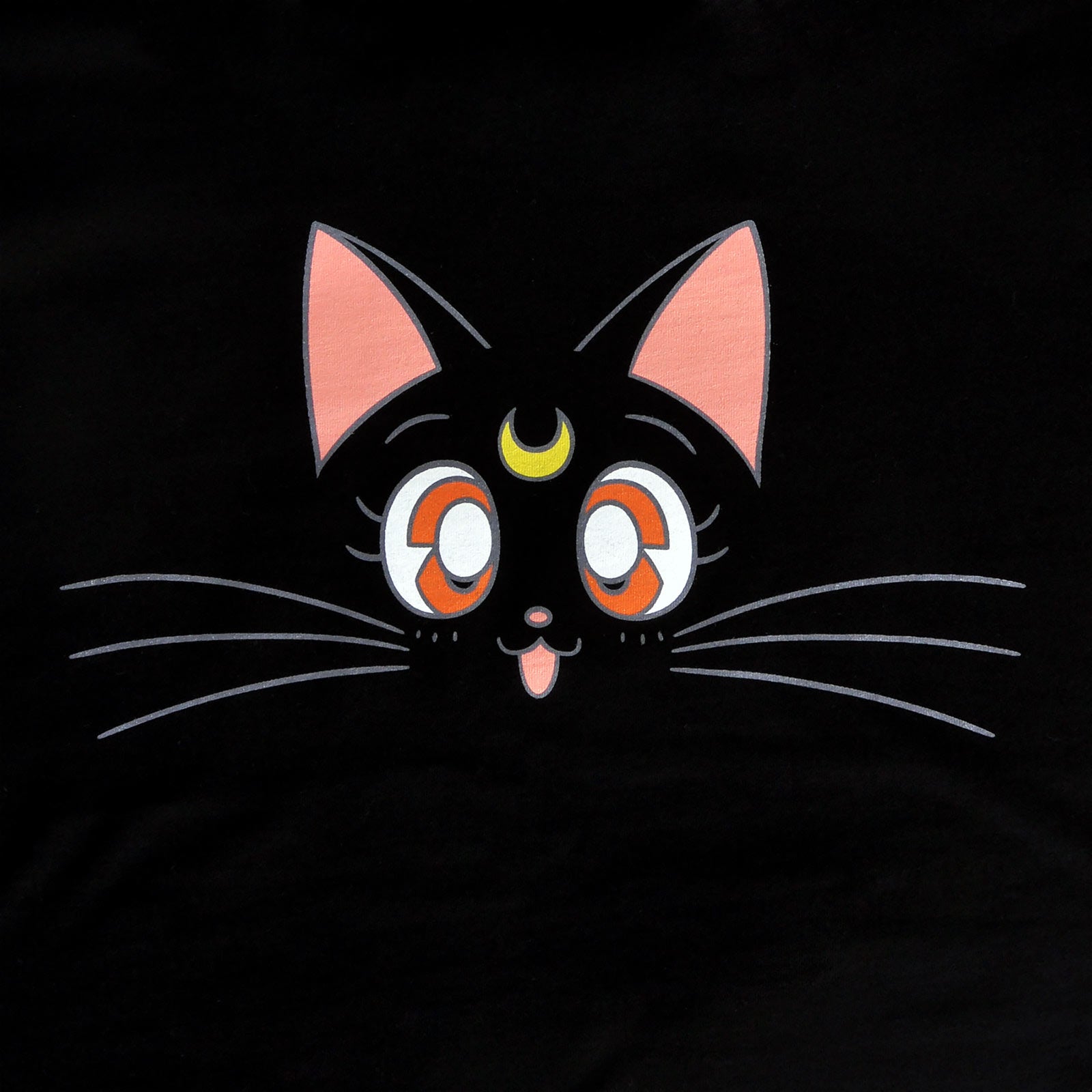 Productafbeelding Sailor Moon - Luna Meisjes Shirt zwart