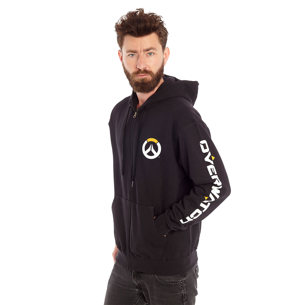 Image produit Overwatch - Sweat à capuche noir avec logo