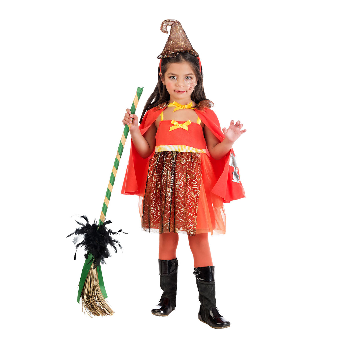 Produktbild Zauberhexe - Kostüm Kinder orange