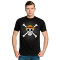 Productafbeelding One Piece - Strohoed Crew T-shirt zwart