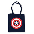 Image produit Captain America - Sac en toile de jute bleu avec logo