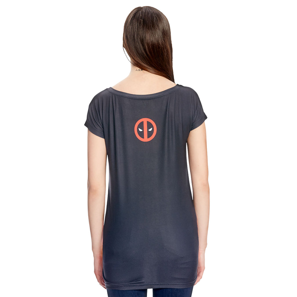 Productafbeelding Deadpool - Chimichanga Meisjes Shirt Losse Pasvorm Zwart