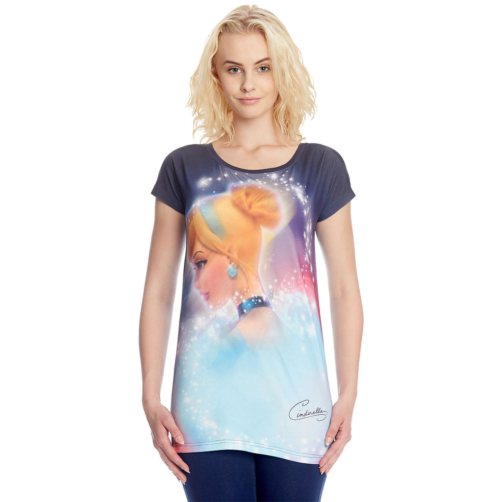 Image produit Cendrillon - T-shirt Glamour Fille Coupe Lâche
