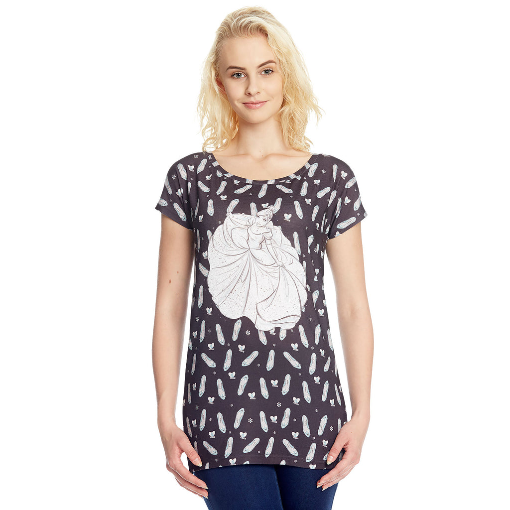 Productafbeelding Assepoester - Dancing Shoes Meisjesshirt Losse Pasvorm