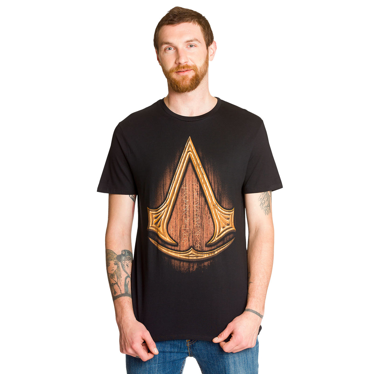 Image produit Assassins Creed - T-Shirt Insignia Wood noir